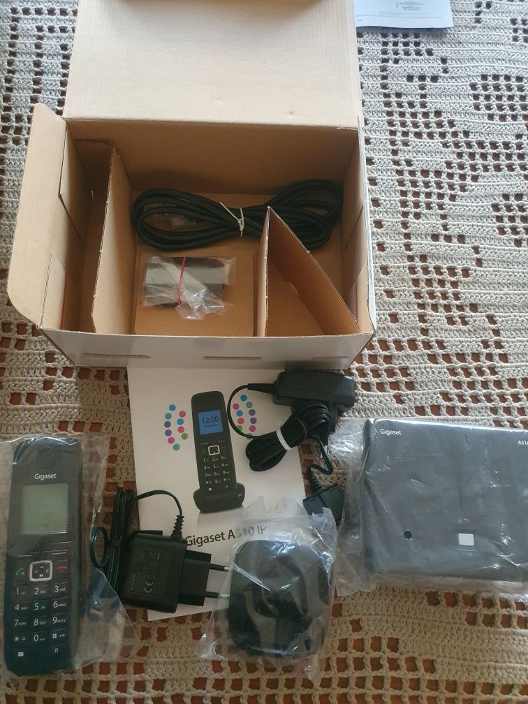 Telefon stacjonarny bezprzewodowy Netia Gigaset A510 IP