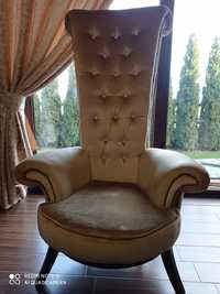 Fotel tron z kryształkami SWAROVSKIEGO