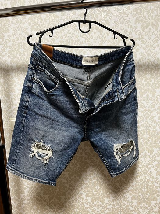 Мужские джинсовые шорты Pull&Bear