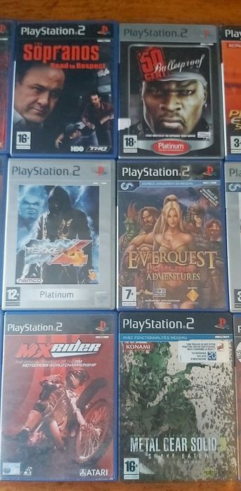 Ps2 vários jogos.