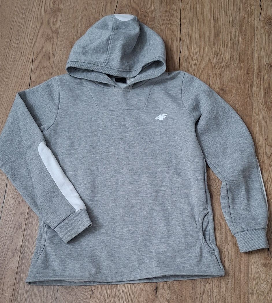 *4F* Bluza z kapturem dla dziewczynki. R.164