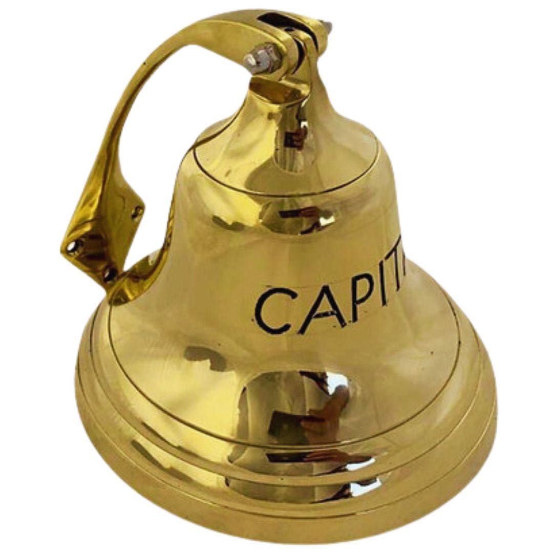 РОЗПРОДАЖ ‼️ Дзвін корабельний бронзовий CAPITAN