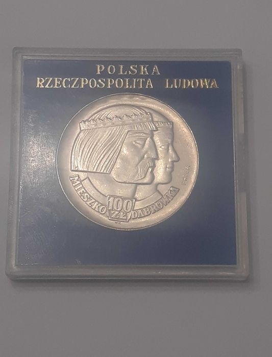 100 zł Mieszko i Dąbrówka próba 1966