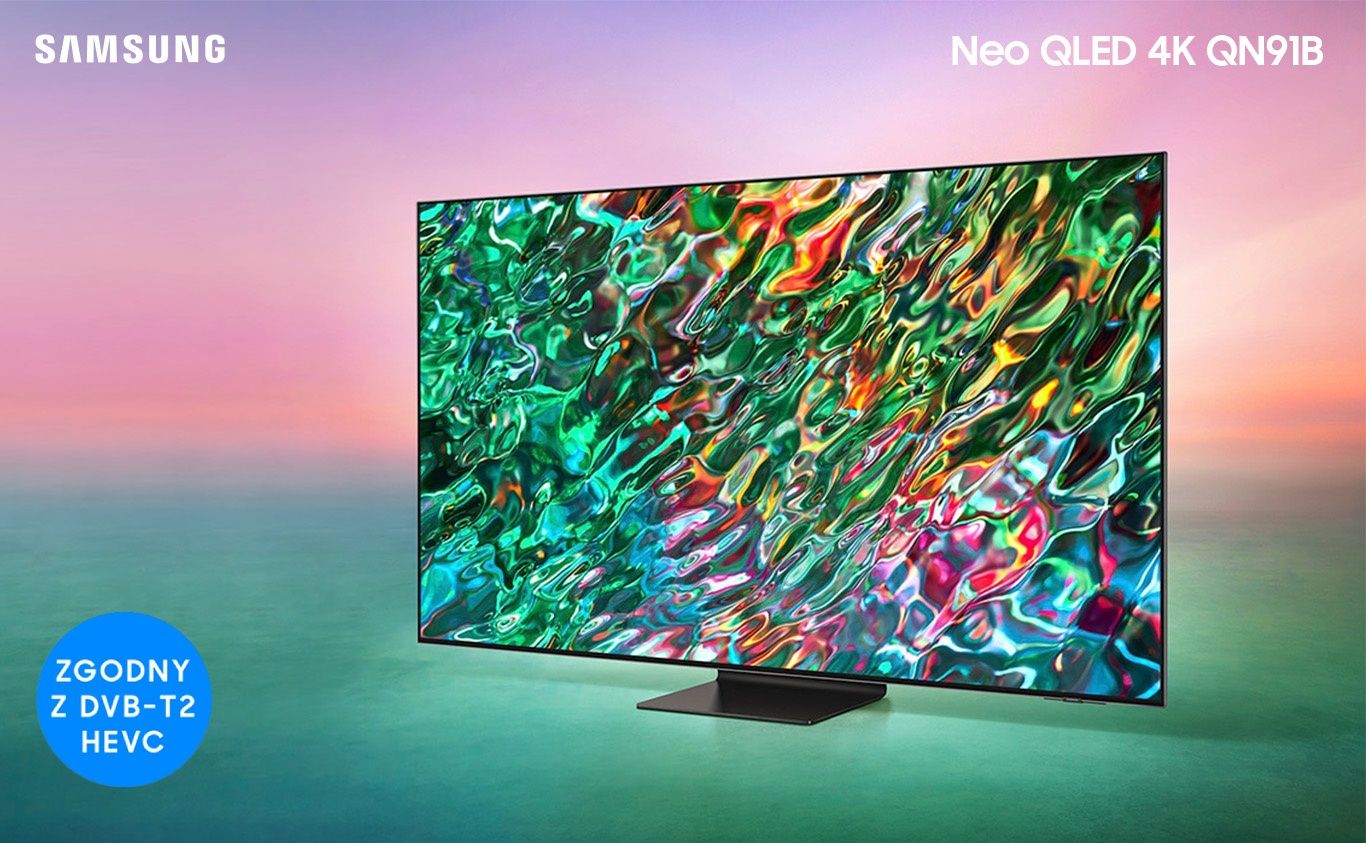 Nowy Samsung miniLED NeoQLED 55 cali 4K 120Hz HDMI 2.1 Smart QE55QN91B