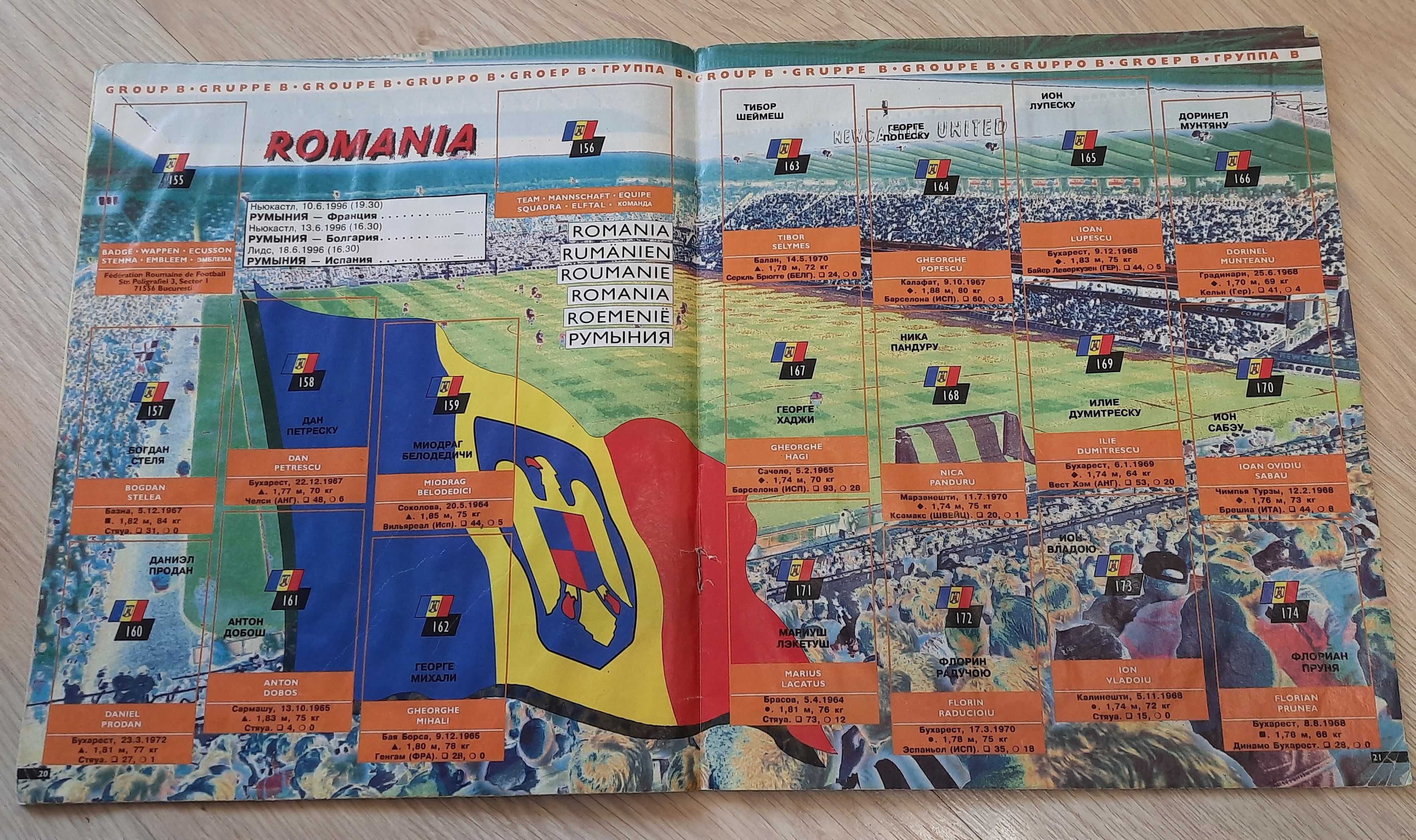 Альбом panini euro 96 пустой без наклеек