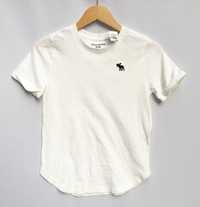 Bluzka Biała T Shirt Abercrombie&Fitch NOWA 9 10 lat 134 140 cm Lacote