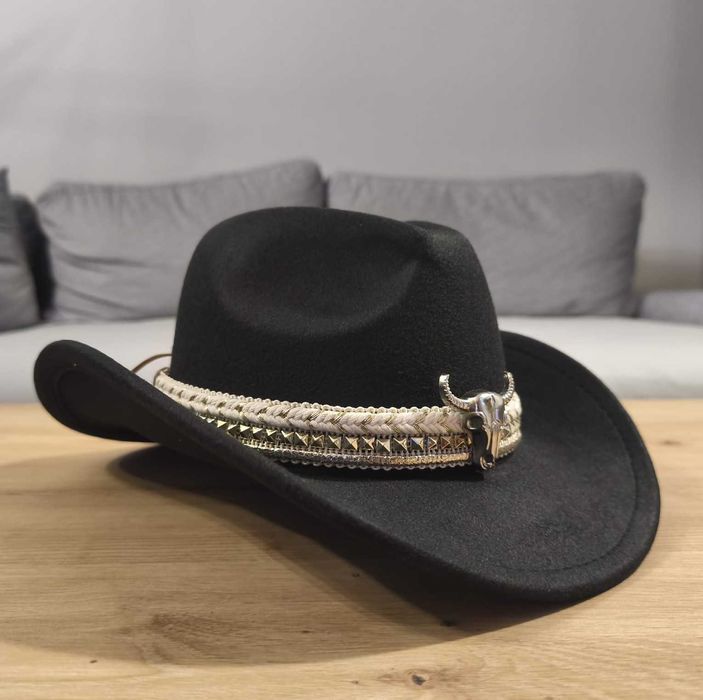 Kapelusz kowbojski klasyczny Wild West Country Western nowy