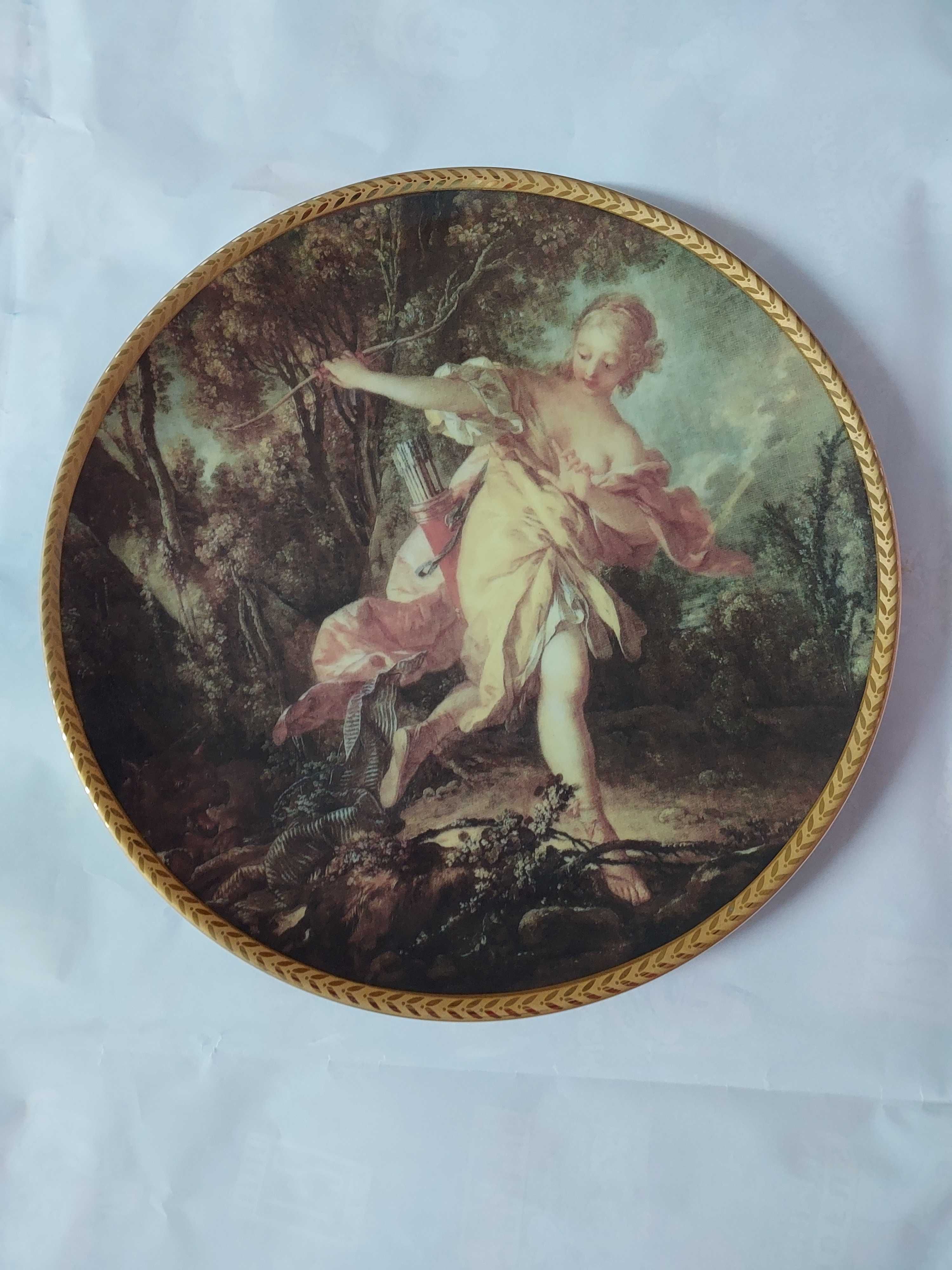 Coleção de 6 Pratos Clássicos da Pintura – Peças Decorativas