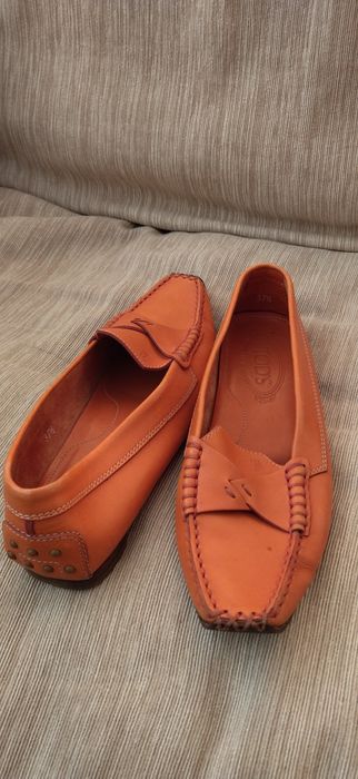Sapatos Tods cor laranja