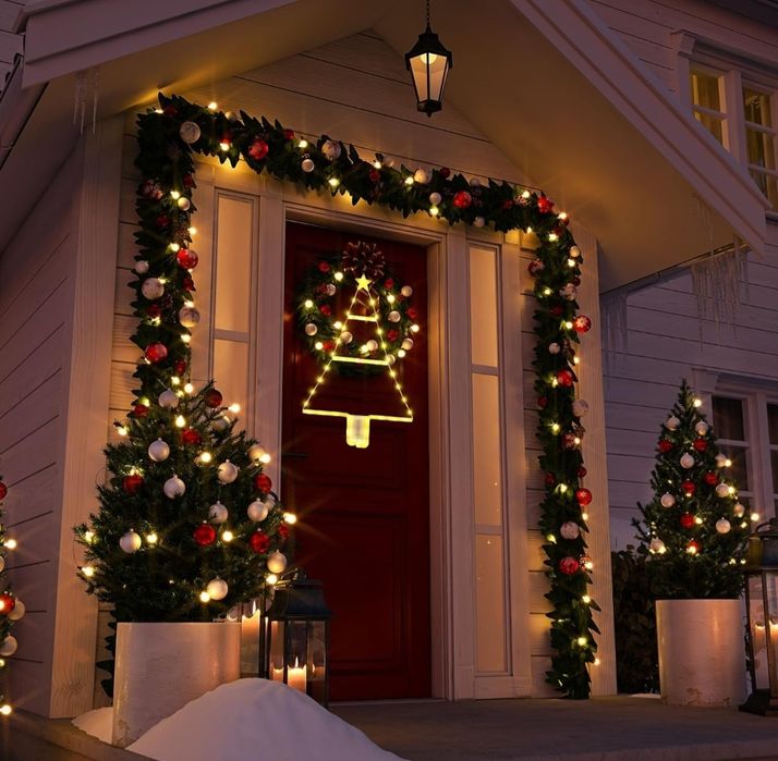 Oświetlenie bożonarodzeniowe choinka led