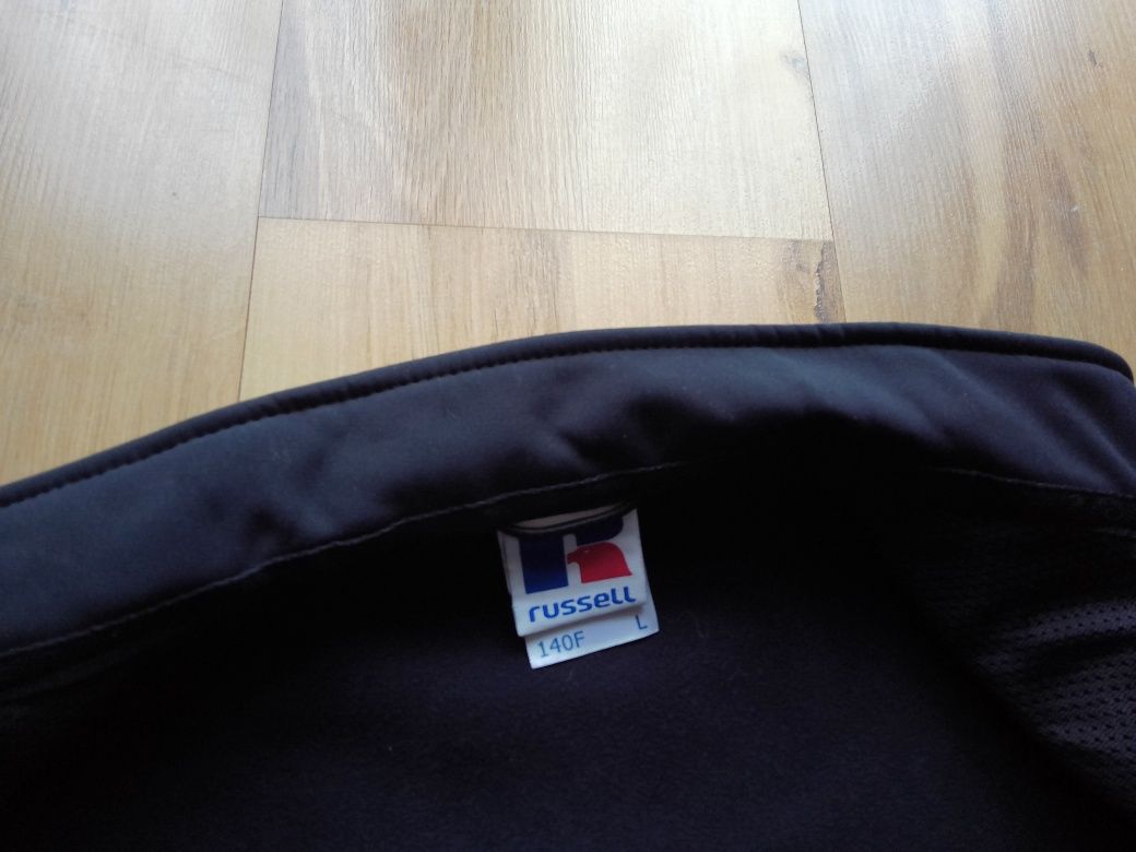 Russell czarna kurtka bluza Softshell L