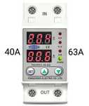 TOMZN Реле напруги Реле напряжения ~230V до 40А/63А Автомат ~230 1P/2P