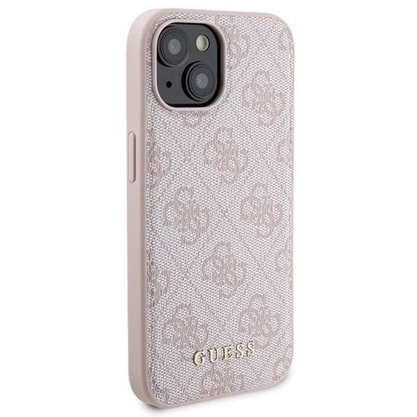 Zestaw etui Guess 4G Metal Logo na iPhone 15 + powerbank 5000mAh