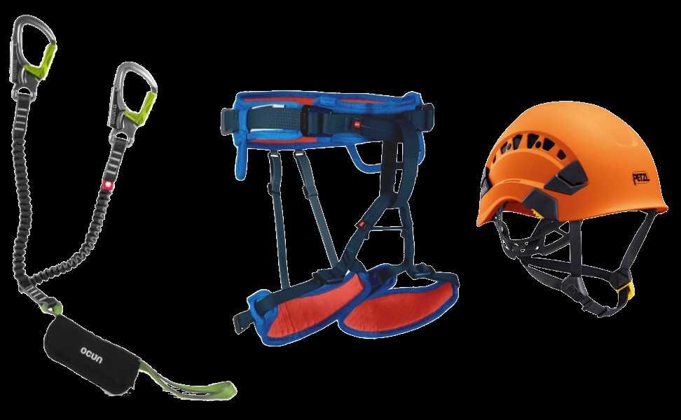 Lonża na via ferrata Black Diamond z absor - wypożyczalnia, wynajem