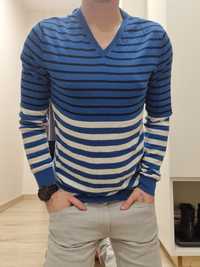 Sweter H&M L paski