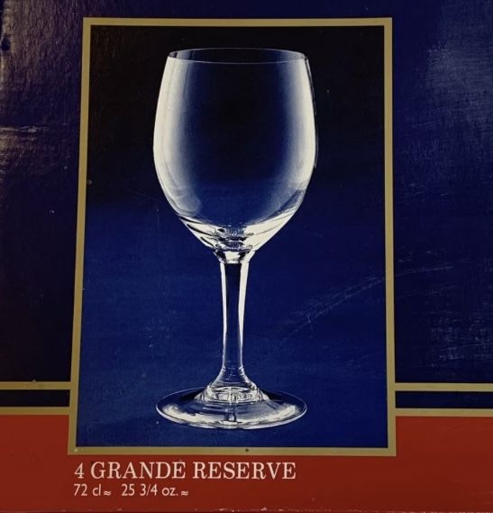 Conjunto de 12 copos Cristal d’Arques Grande Reserve 72cl