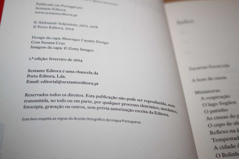 ' Zacarias Escarcela e outros contos // Aleksandr Soljenítsin