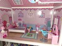 Duzy domek dla lalek barbie