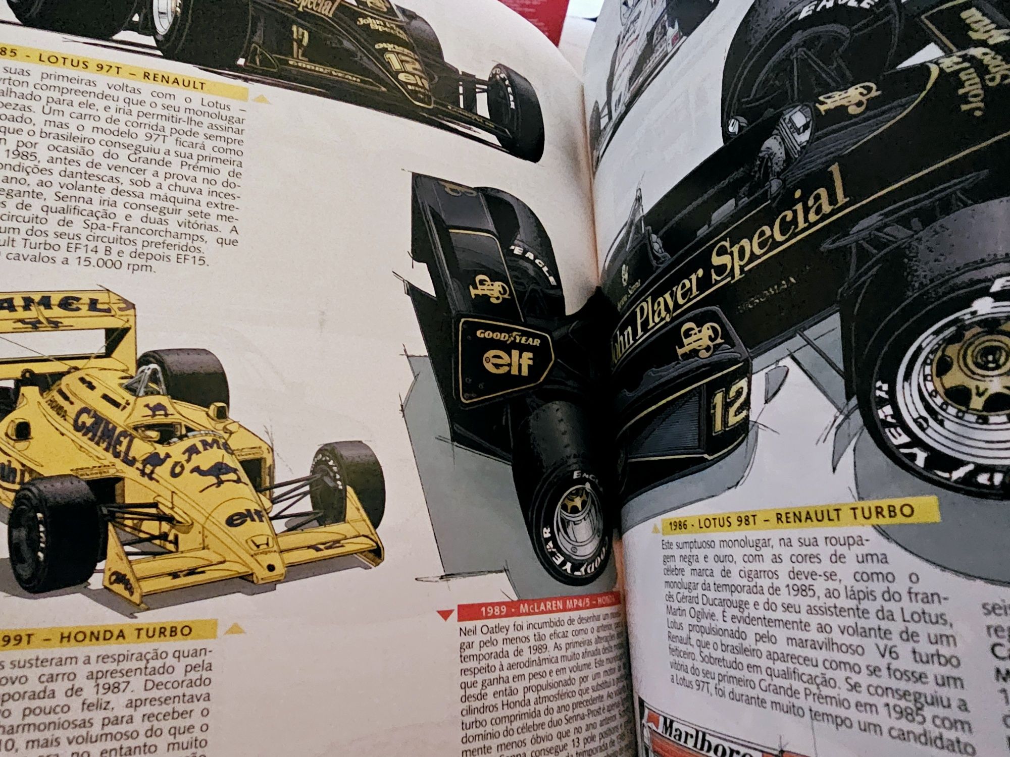 Livro e BD Ayrton Senna fogo sagrado Michel Vaillant Dossier autosport