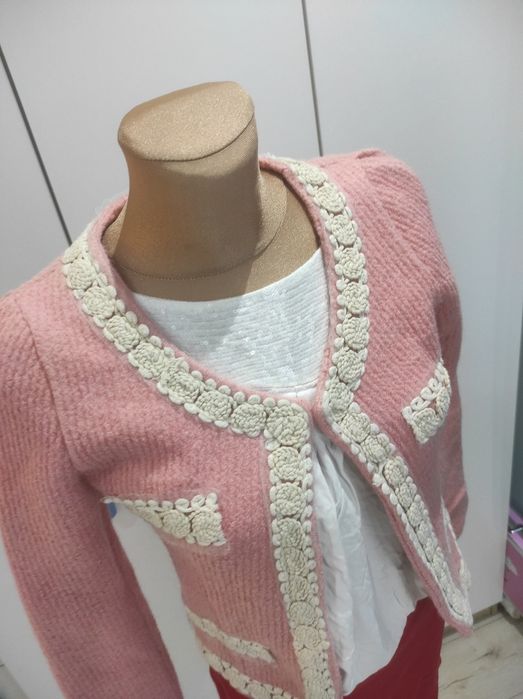 Dzianinowa marynarka damska