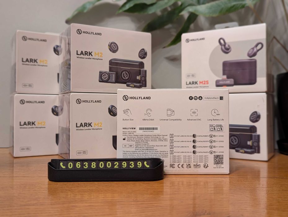 Hollyland Lark M2 Combo - Мікрофонна система • Оплата частинами