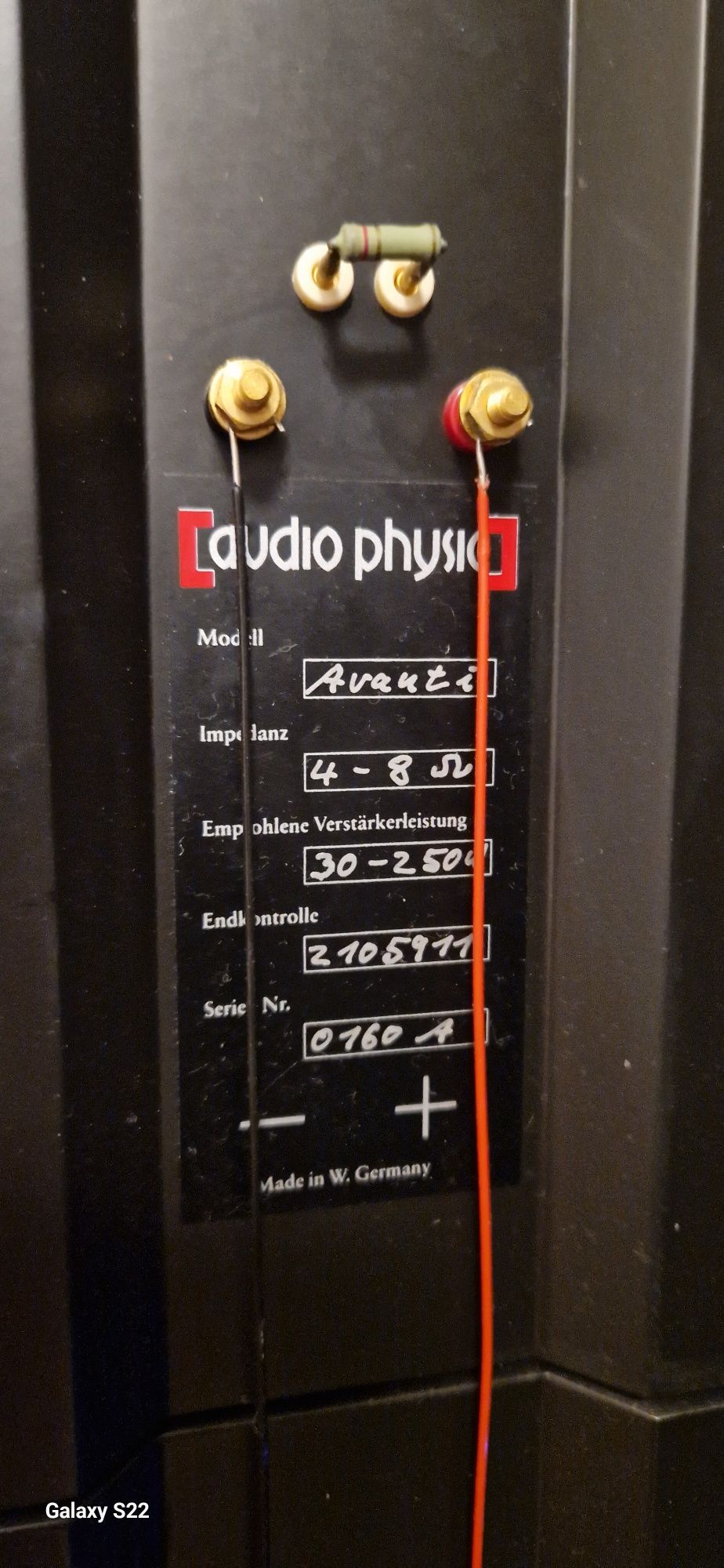 Audio physic AVANTI kolumny HI-END