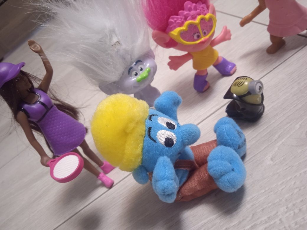 Лот! Фігурки з Макдональдс. Kinder Maxi. Троли, Смурфики. Бурундук