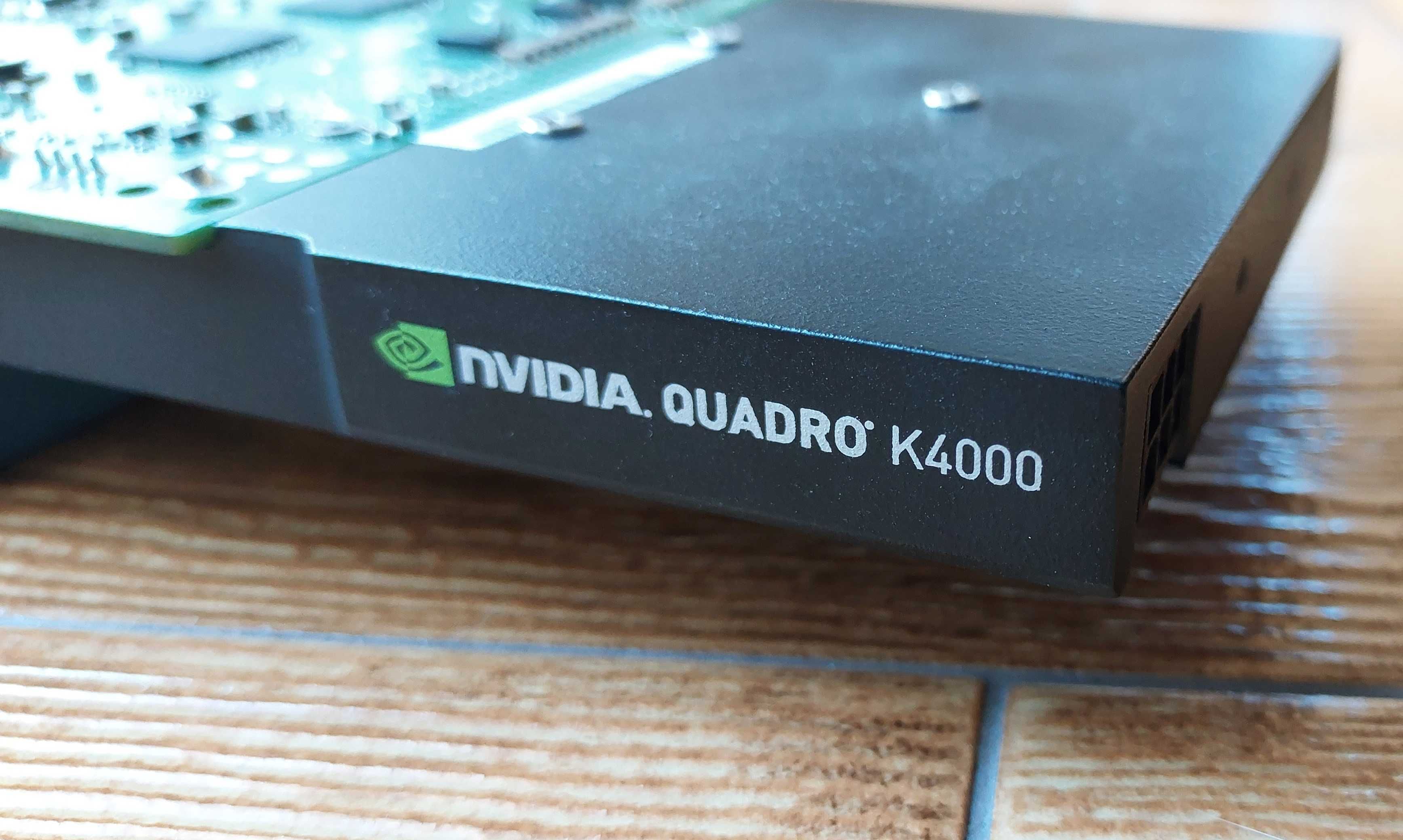 Placa gráfica Nvidia Quadro K4000, 3 Gb GDDR5, série profissional