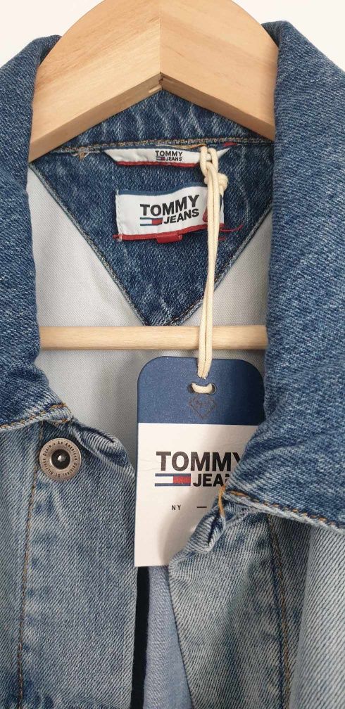 Orginalna kurtka jeansowa męska Tommy Hilfiger. Rozmiar XXL