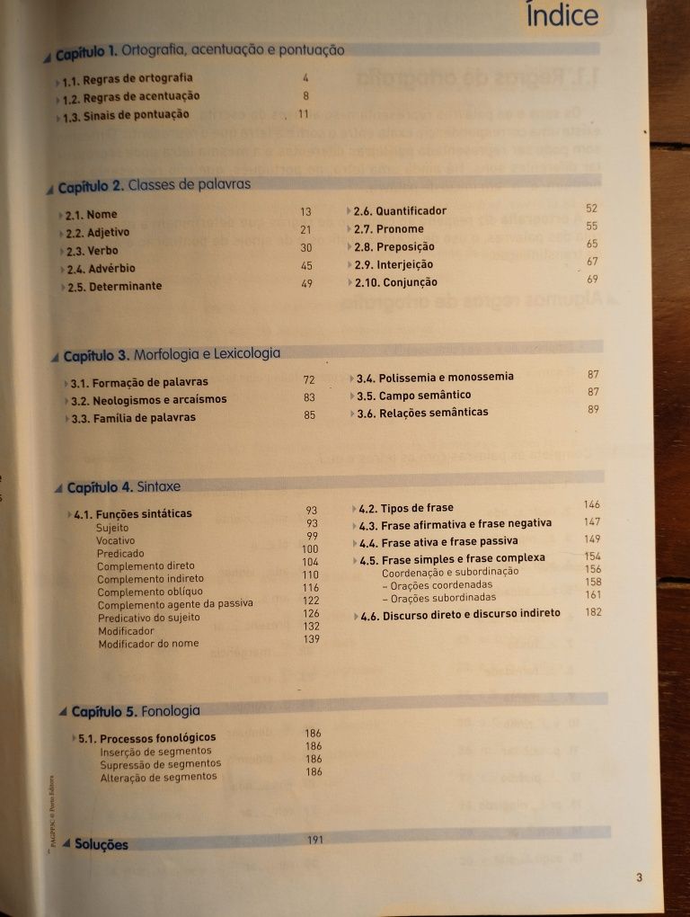 Livro de Gramática para 3° Ciclo