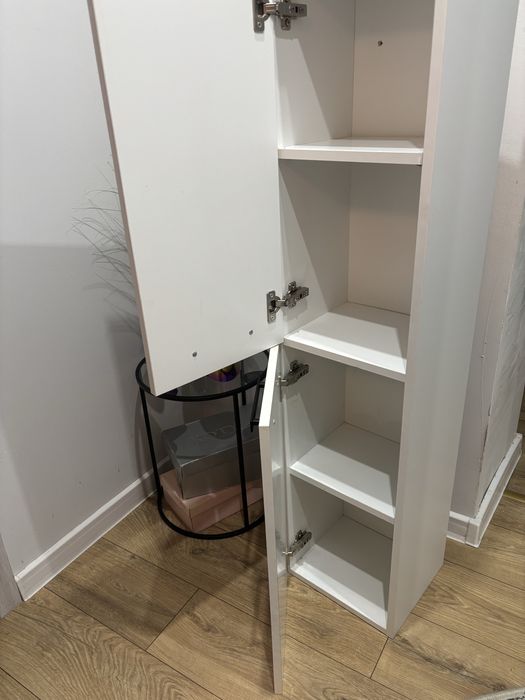 Szafka łazienkowa słupek biały