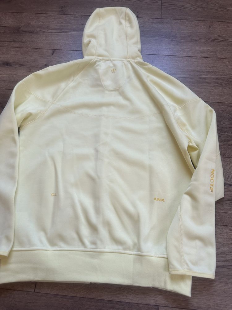 ЖОВТА НОВА Кофта Nocta Nike Tech Fleece Найк теч флис зіпка/світшот