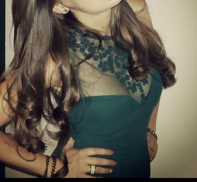 Vestido Verde com renda Zara (Muito bom estado)