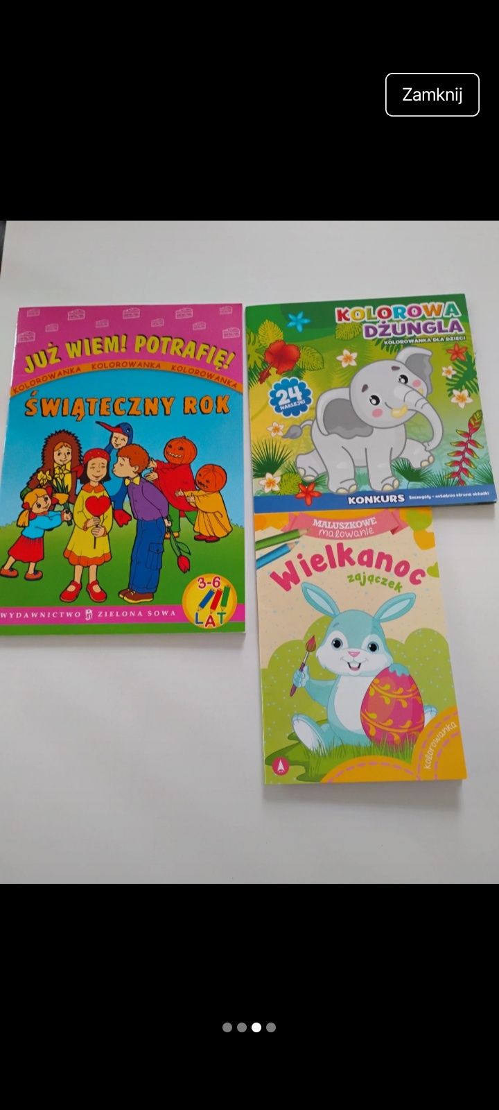 Kolorowanki i mozaika dla dzieci - komplet edukacyjny