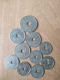 Zestaw 10 monet Dania, 5,2i1 korona