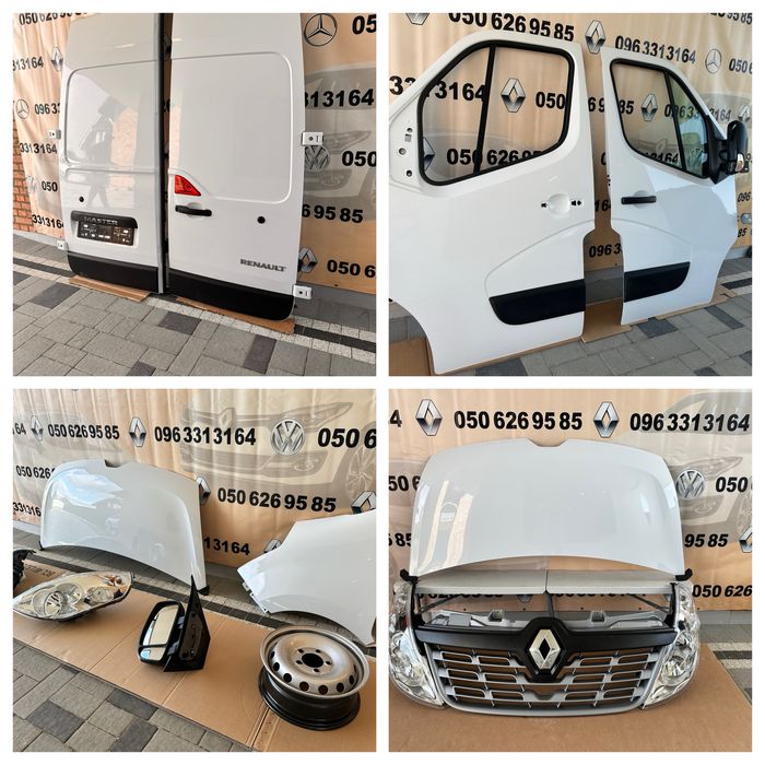 master 3 мастер 4 NV400 Movano разборка бампер решітка радіатор лот