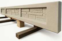 Podmurówka betonowa 250 x 25cm Piaskowiec