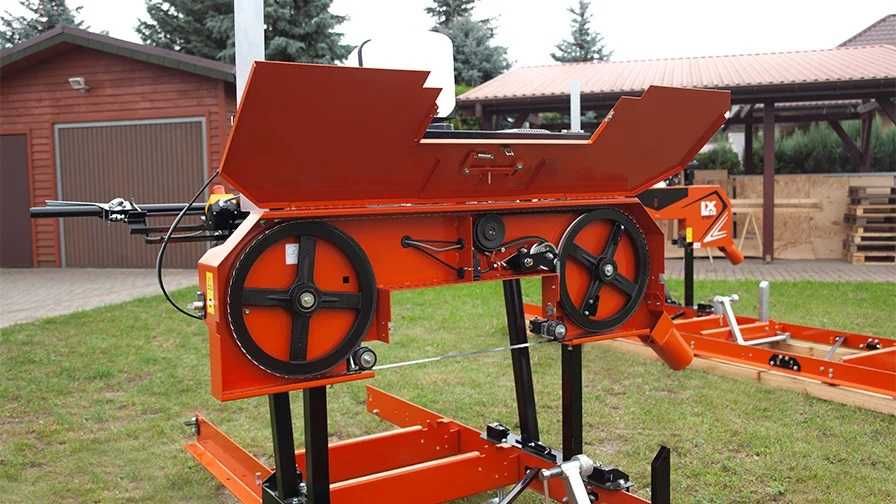 Trak taśmowy elektryczny 5,5 kW traczek piła taśmowa LX50SUPER WoodMiz