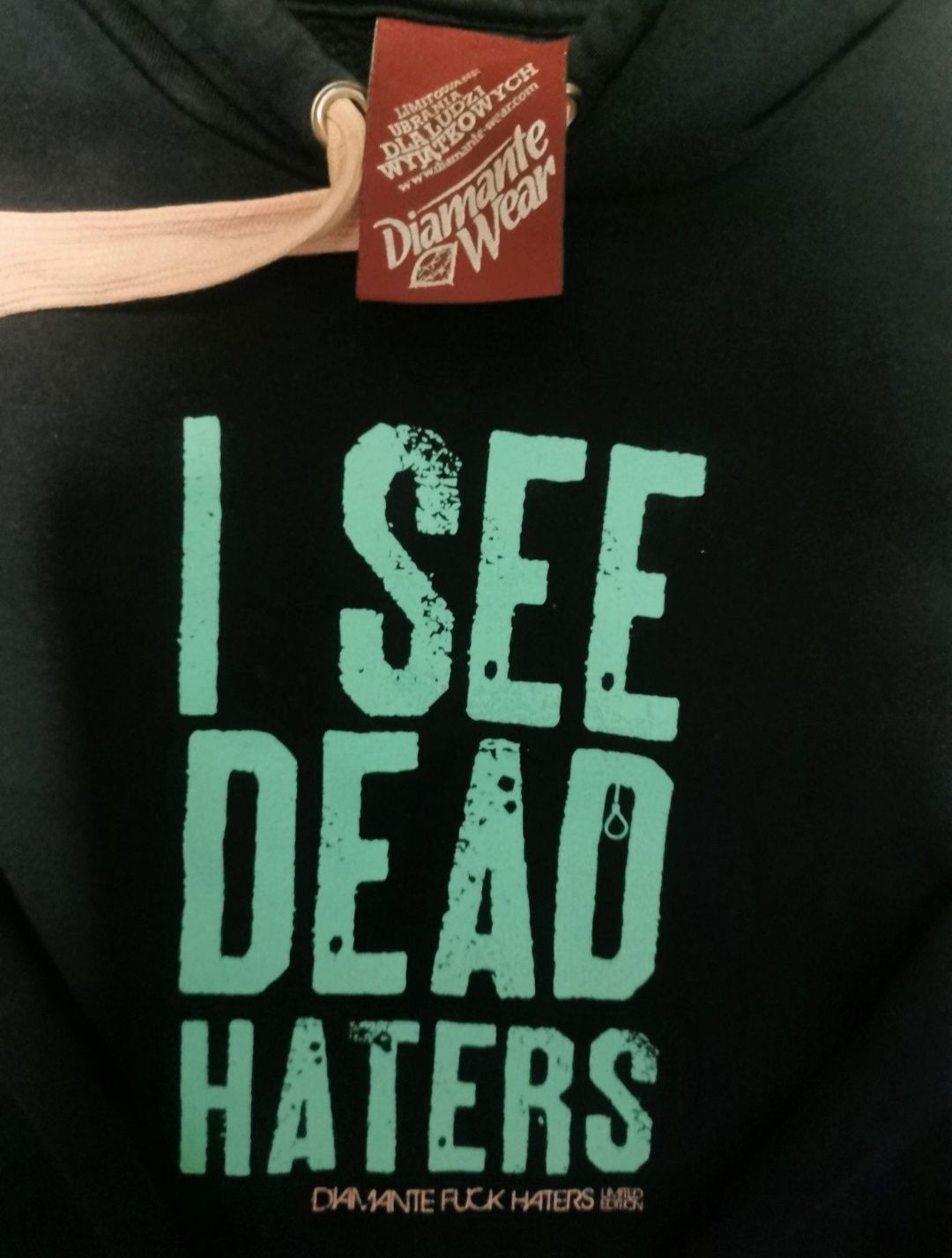 Bluza z kapturem L 100% bawełna - I see dead haters Diamante Wear