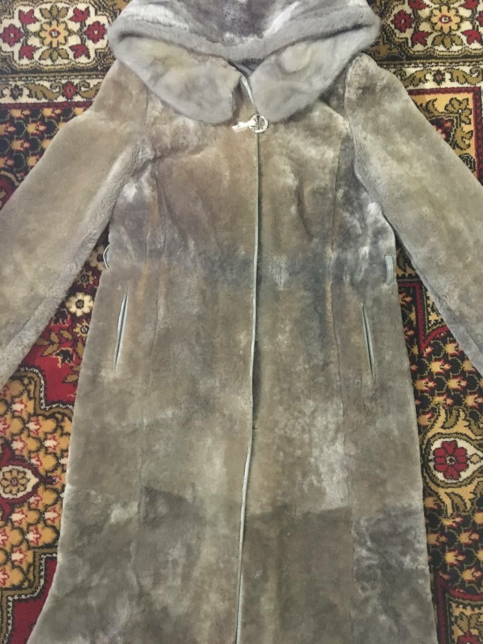 Шуба из натурального меха большого размера. дублёнка, пальто, куртка