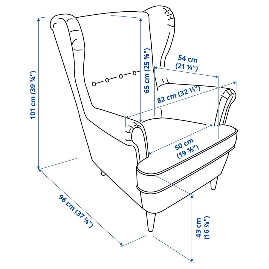 Poltrona Strandmon Ikea