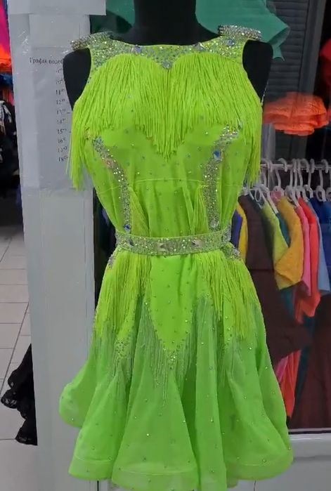 Шикарное платье для латинской программы
