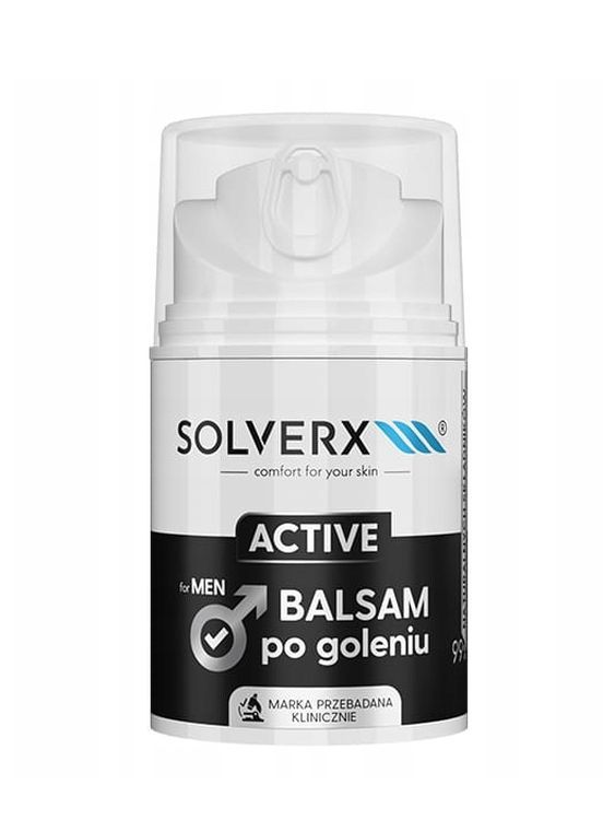 SOLVERX ACTIVE MEN Balsam po goleniu o działaniu chłodzącym