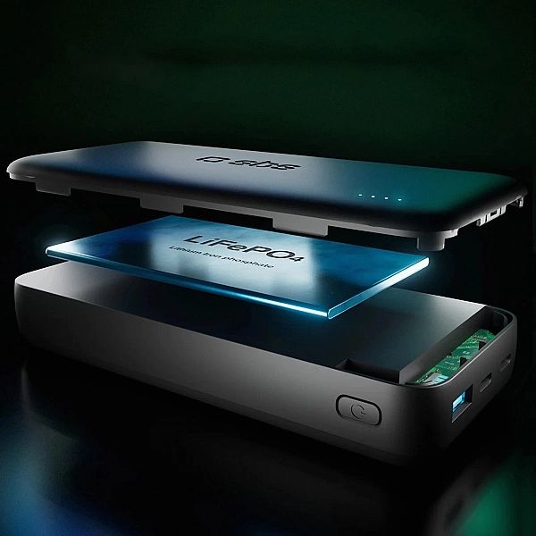 Powerbank SBS Infinity 20000mAh 10W LiFePo USB-A USB-C - czarny