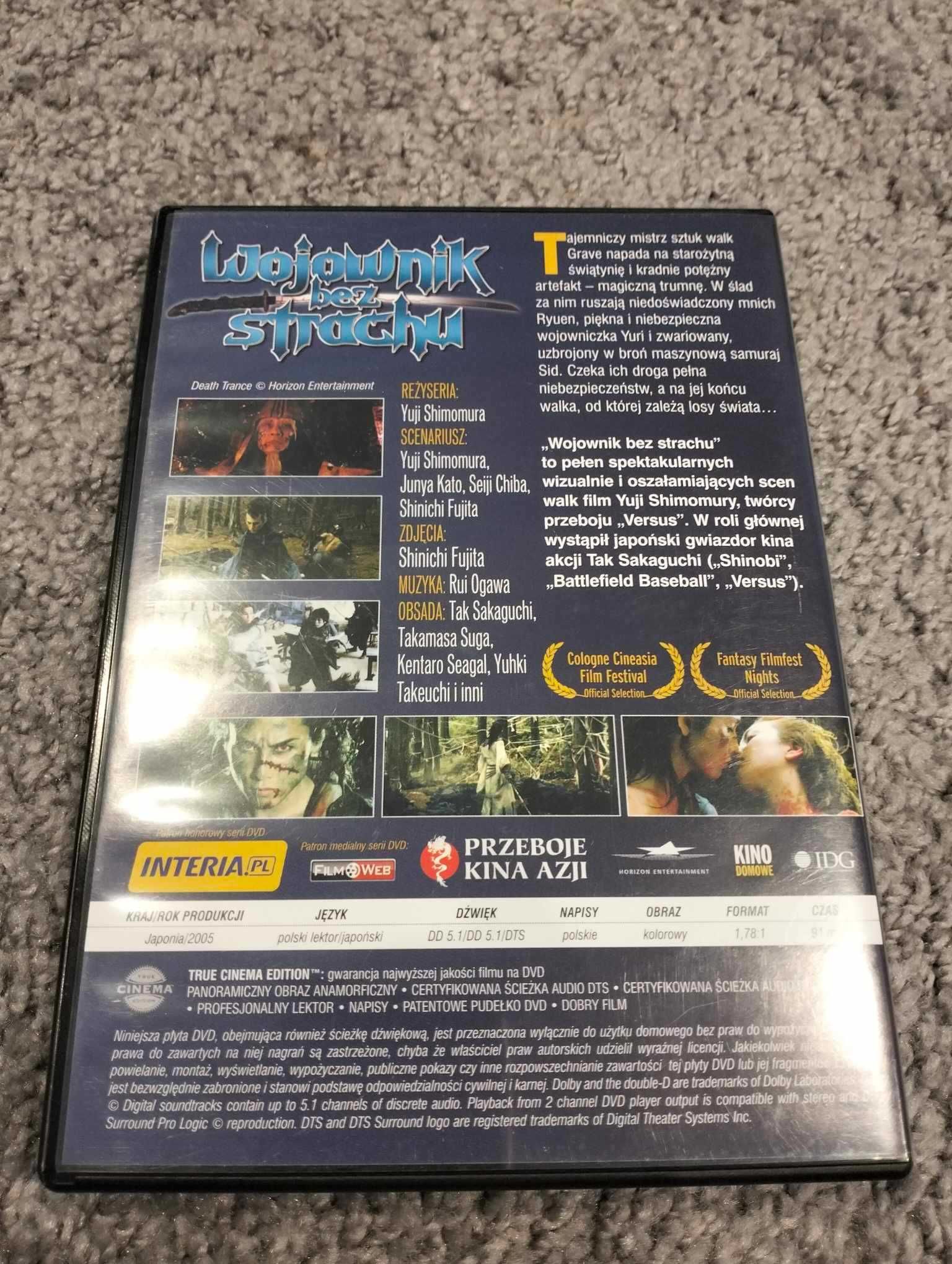 Wojownik bez strachu film DVD