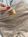 Legginsy lateksowe beżowe S/M