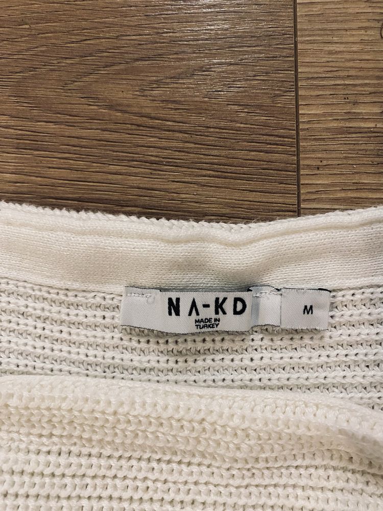 Sweterek NAKD kremowy