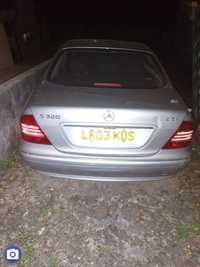 Vendo Mercedes Benz S320 ano 2003 matrículas extranjera só para peças