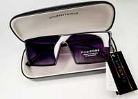 Modne okulary przeciwsłoneczne damskie marki Polarzone czarne