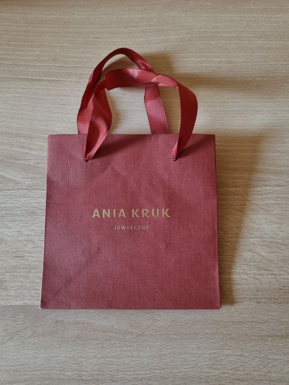 Nowa Papierowa torba Ania Kruk Jewellery